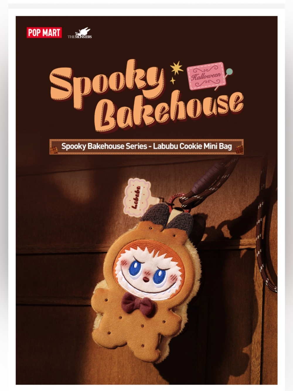 🎃😈🎃 POP MART SPOOKY BAKEHOUSE SERIES LABUBU COOKIE MINI BAG 🎃😈🎃